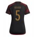 Duitsland Thilo Kehrer #5 Voetbalkleding Uitshirt Dames WK 2022 Korte Mouwen